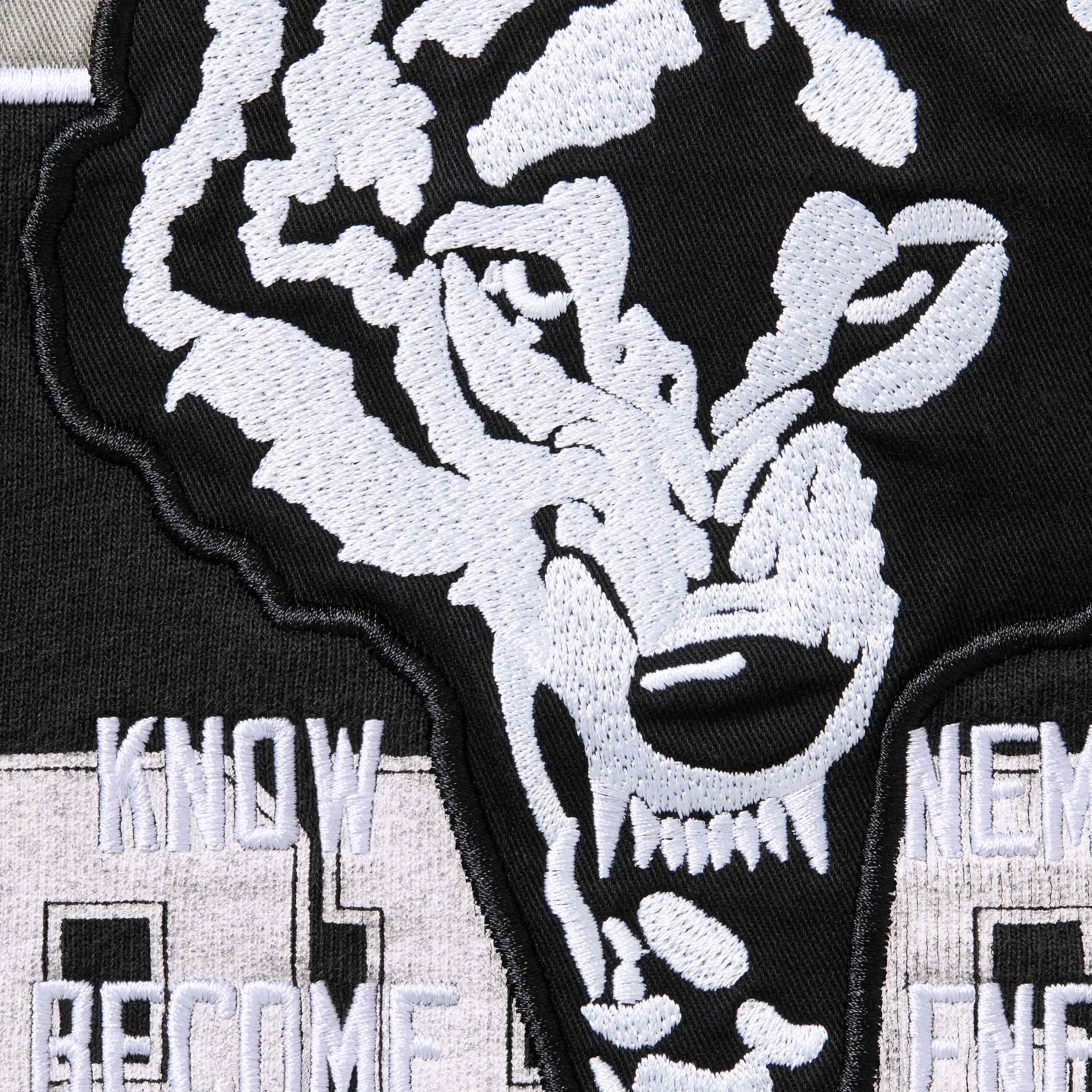 Warriors Appliqué Zip Up Hooded Sweatshirt view 8